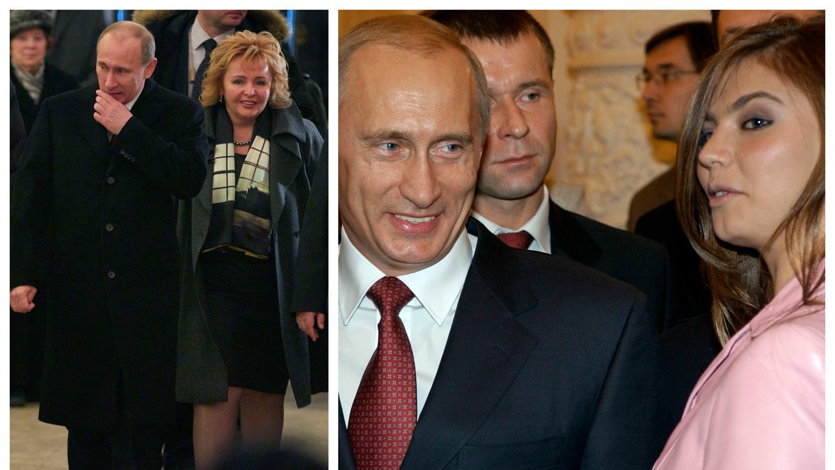 Vladimir Putins exfru Lyudmila och påstådda flickvän Alina Kabajeva hamnar på en ny sanktionslista.